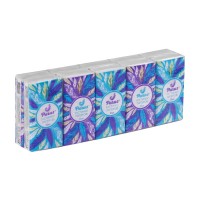 Серветки косметичні Parus 2 шари 10 шт. х 10 пачок (4820044170110)