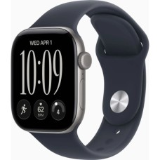 Смарт-годинник Apple Watch Series 12 GPS 46mm Space Grey Aluminium Case with Navy Blue Sport Band - M/L (MJEJ4RK/A)