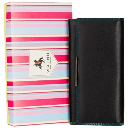 Гаманець Visconti R11 Paloma з RFID Black/Rhumba (R11 BLK/RHUMBA)