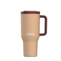 Термокружка Kambukka Rio Almond Dream 950 мл Бежева з коричневим (11-08001)