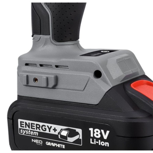 Гайковерт Graphite Energy+ 18V, безщітковий, 2600об/хв, 330Нм, 1/2", 0.9кг (без АКБ та ЗП) (58G028-1)