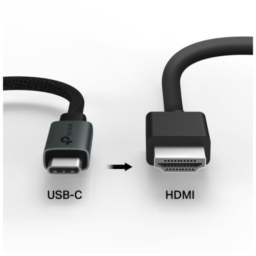 Перехідник USB-C F to HDMI M black TP-Link (UA520C)