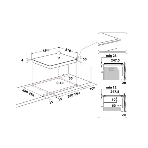 Варочна поверхня Whirlpool WLS2760BFS