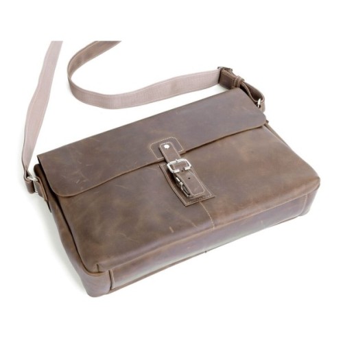 Сумка Shvigel Шкіряна Коричнева (00980)