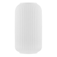 Ваза Ardesto Loreto, 12.2х21.5см, порцеляна, білий (AR3817W)