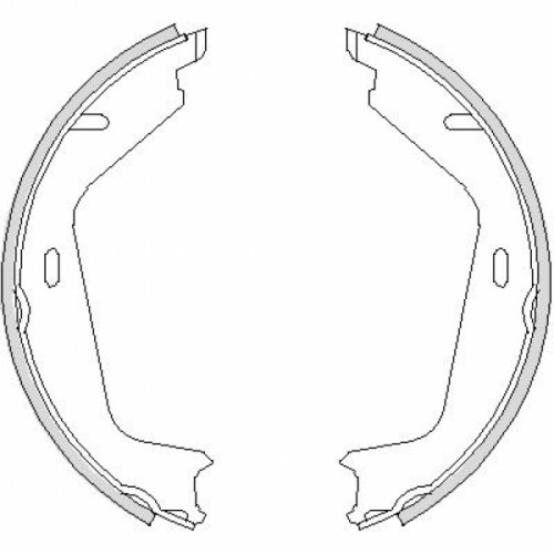 Гальмівні колодки REMSA 4726.00