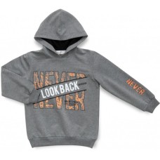 Кофта дитяча Breeze худі з капюшоном (15216-128B-gray)