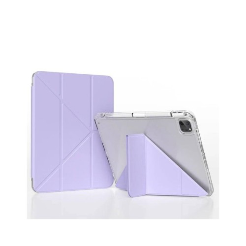 Чохол до планшета BeCover Ultra Slim Origami Transparent Apple iPad Pro 11" M5 2025 Purple (715957)