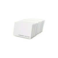 Безконтактна картка Voltronic 125кГц, TK4100, 1.6мм, для перезапису, біла, з прорізом, 100шт. (YT33347)