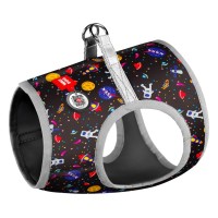 Шлея для собак WAUDOG Clothes з QR паспортом "NASA" XS2 (2914)