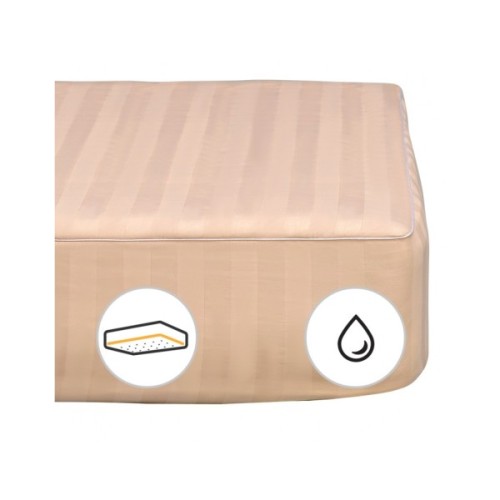 Наматрацник MirSon бавовняний Carmela Waterproof Cotton 273/2 70x130 см (2200000339133)