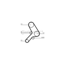 Ремінь ГРМ CONTITECH CT617