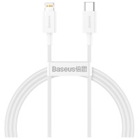 Дата кабель USB-C to Lightning 2.0m 20W white Baseus (CATLYS-C02)