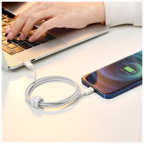 Дата кабель USB-C to Lightning 2.0m 20W white Baseus (CATLYS-C02)