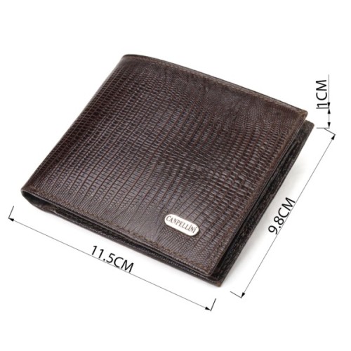 Гаманець Canpellini З натуральної шкіри Коричневий (21585)