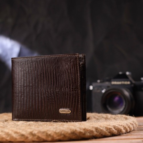 Гаманець Canpellini З натуральної шкіри Коричневий (21585)