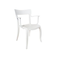 Кухонний стілець PAPATYA ГЕРА-К (Hera-k) біле 01, верх суцільний-білий 43 (2354)