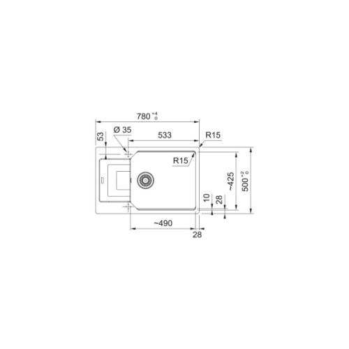 Мийка кухонна Franke Urban UBG 611-78 XL (114.0701.800)