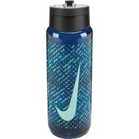 Пляшка для води Nike TR RENEW RECHARGE STRAW BOTTLE 24 OZ N.100.7643.459.24 темно-синій 709 мл (887791805782)