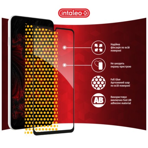 Скло захисне Intaleo Full Glue ESD Samsung A07 Black (1283126623790)