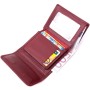 Гаманець ST Leather Шкіряний з монетницею Бордовий (19492)