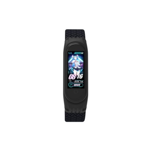 Ремінець до фітнес браслета Armorstandart Braided Solo Loop для Xiaomi Mi Band 4/5/6 Black size S (ARM59177)