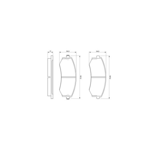 Гальмівні колодки Bosch 0 986 424 215