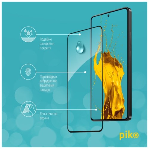 Скло захисне Piko Full Glue Xiaomi Poco M6 Pro Black (1283126589737)