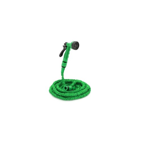 Шланг для поливу Voltronic KY-150G, 5-15м/50ft, + розпилювач, насадка на кран, Green, Box (KY-150G)