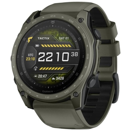 Смарт-годинник Garmin Tactix 8 Cerakote, Olive Drab, 51mm, GPS смарт-годинник (010-04553-11)