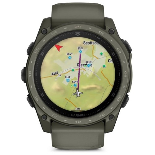 Смарт-годинник Garmin Tactix 8 Cerakote, Olive Drab, 51mm, GPS смарт-годинник (010-04553-11)
