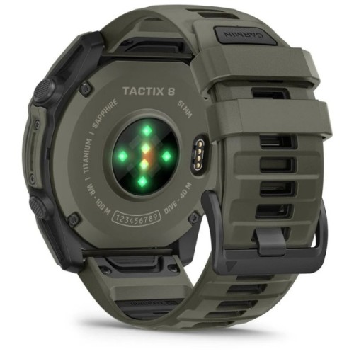 Смарт-годинник Garmin Tactix 8 Cerakote, Olive Drab, 51mm, GPS смарт-годинник (010-04553-11)