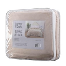 Покривало Ardesto Delicate 160х200см, 100% поліестер, бежевий (ART0201DE)