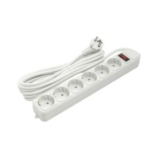 Мережевий фільтр живлення PowerPlant 5 м, 6 розеток (JY-1057/5) (PPSA10M50S6)