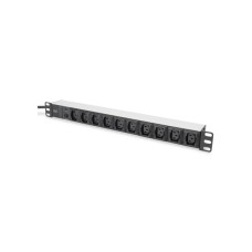 Силовий блок 19" 1U w/PDU 10xC13, 10A, 250V, вилка C14 Digitus (DN-95404)
