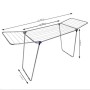Сушарка для білизни Casa Si Merkur Pure 18m Silver Підлогова (CS92235S04C) (DAS302407)