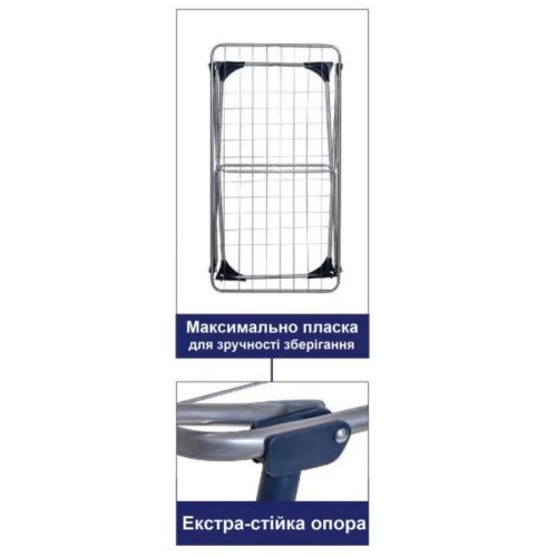 Сушарка для білизни Casa Si Merkur Pure 18m Silver Підлогова (CS92235S04C) (DAS302407)