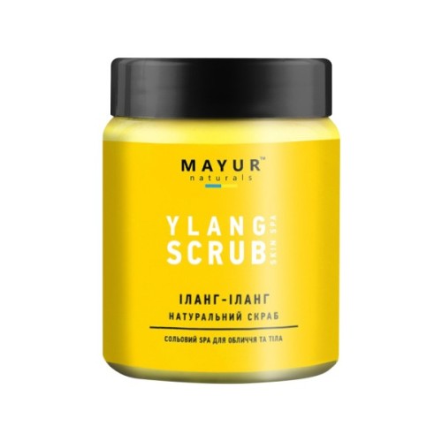 Скраб для тіла Mayur сольовий Іланг-Іланг і Лимон 250 мл (4820189560692)
