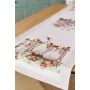 Доріжка на стіл Прованс гобеленова Велекодня Гуси 35х100 см (034161)