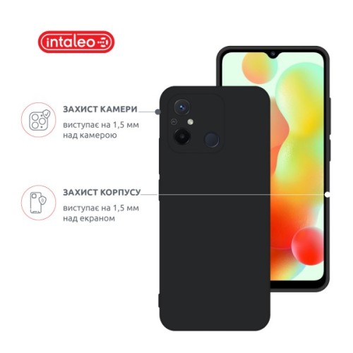Чохол до мобільного телефона Intaleo Silicone Xiaomi Redmi 12C Black (1283126600678)