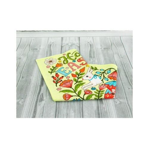 Рушник Руно вафельний набивний Великдень салатовий 45х60 см (205.15_Великдень салатовий_3)