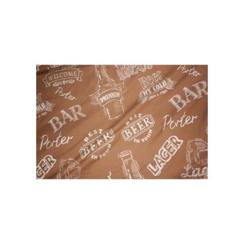 Постільна білизна MirSon Бязь Ranforce Elite 17-0509 Beer Bar Porter Односпальний (2200004665290)