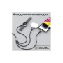 Дата кабель USB-C to Lightning 27W + USB-C 60W + Apple Watch 2.5W 1.5m icharge trio black Promate (icharge-trio.black)