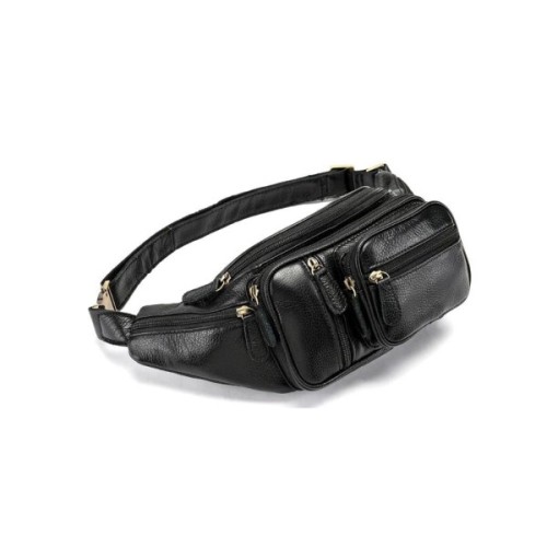 Сумка Vintage Поясна чоловіча Чорна (14817)