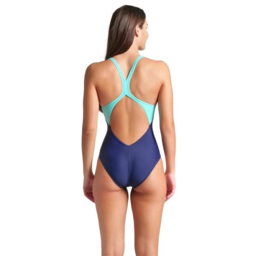 Купальник Arena Flow Swimsuit V Back Lb 008935-790 темно-синій 38 (3468337517160)