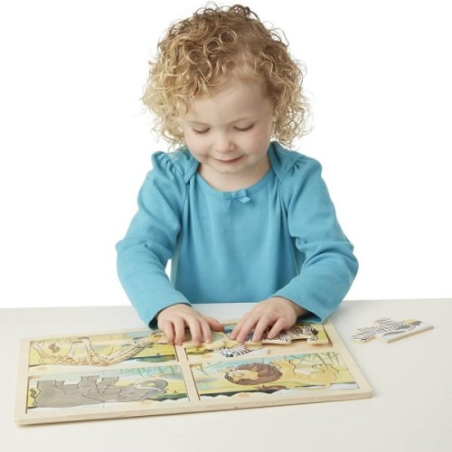 Пазл Melissa&Doug Мега 4 в 1 "Сафарі" (MD9366)