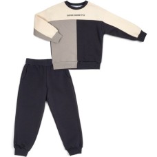 Спортивний костюм дитячий Smile флисовий (3618-128G-gray)