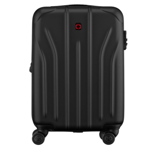 Валіза Wenger Oryson, мала, пластик, 4 колеса, чорна (653163)