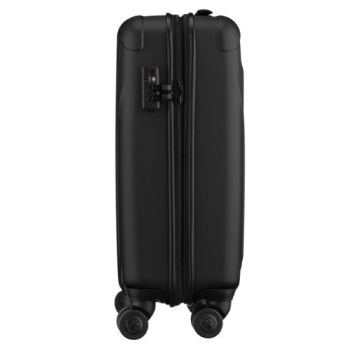 Валіза Wenger Oryson, мала, пластик, 4 колеса, чорна (653163)