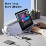 Концентратор Ugreen USB 3.0 to 4хUSB 3.0 1.0m Space Gray CM219 (35574)